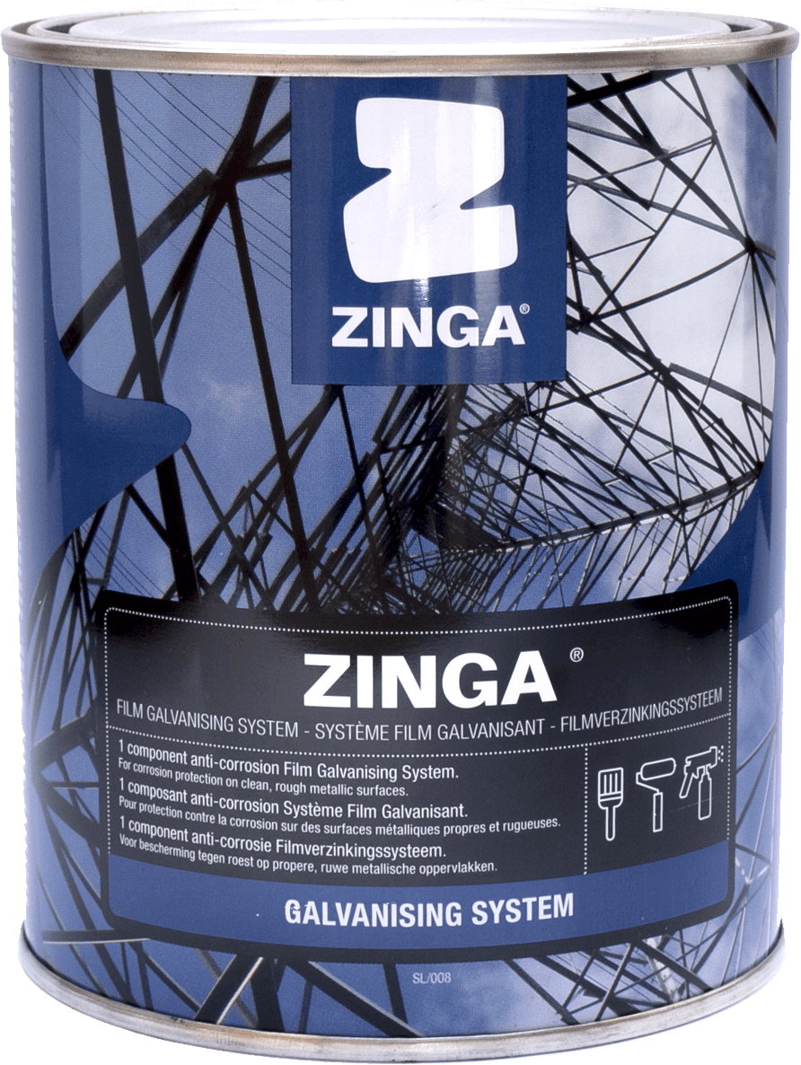 A Pot of Zinga Film Galvanising Paint